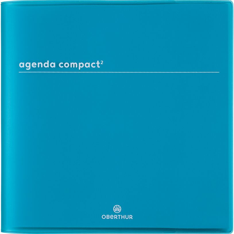3664447217055-Agenda Boréal - 1 semaine sur 2 pages - 16,5 x 16,5 cm - vert - Oberthur-P_405228458_1-0