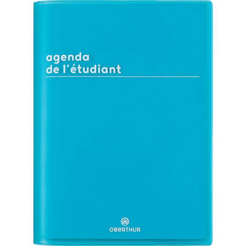 3664447217208-Agenda Boréal - 1 jour par page - 12,5 x 17,5 cm - vert - Oberthur-P_405228464_1-0