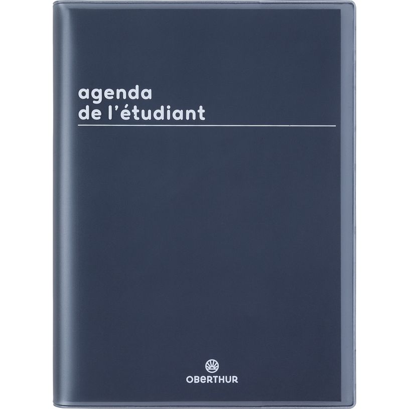 3664447217215-Agenda Boréal - 1 jour par page - 12,5 x 17,5 cm - noir - Oberthur-P_405228465_1-0