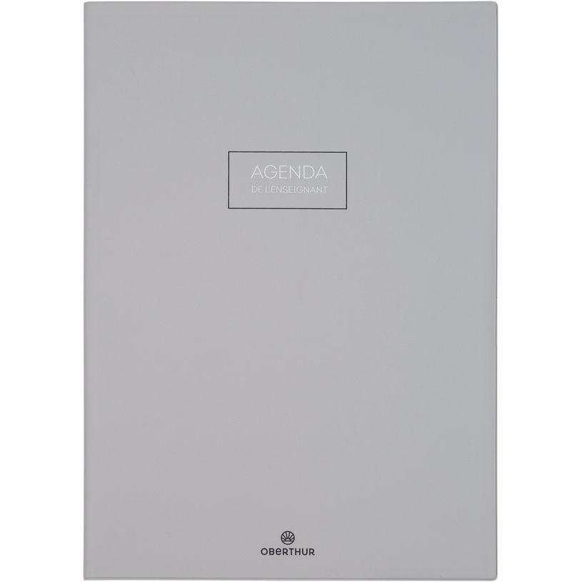 3664447217277-Agenda de l'enseignant Cirrus - 21,5 x 30 cm - gris clair - Oberthur-P_405228470_1-0