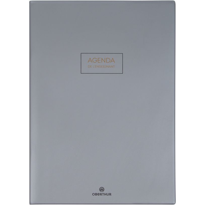3664447217284-Agenda de l'enseignant Cirrus - 21,5 x 30 cm - gris foncé - Oberthur-P_405228471_1-0
