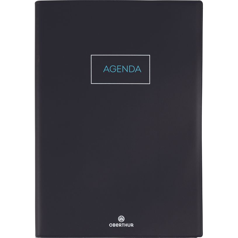 3664447217291-Agenda Cirrus - 1 jour par page - 15 x 21 cm - noir - Oberthur-P_405228472_1-0