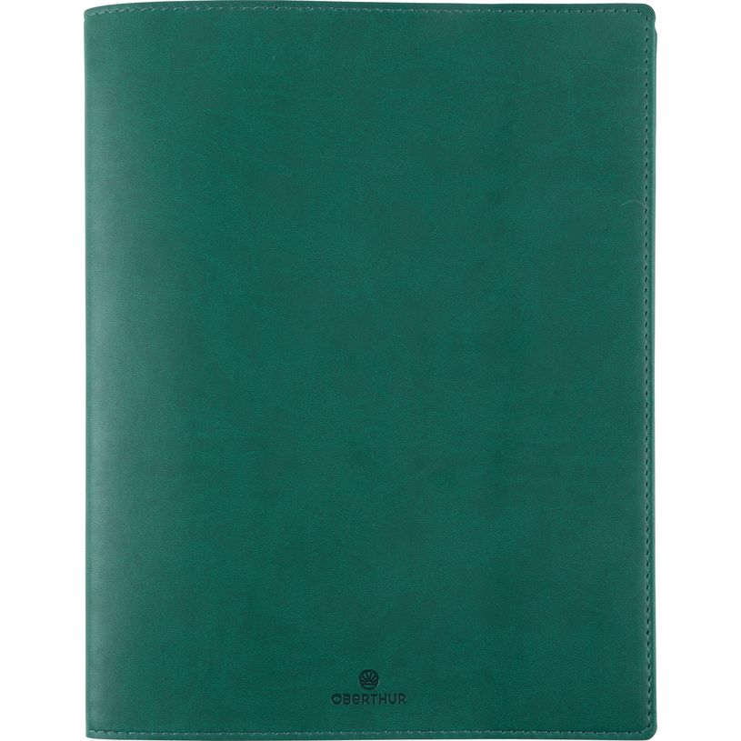 3664447219622-Agenda à spirale Dayton - 1 semaine sur 2 pages - 22 x 28 cm - vert - Oberthur-P_405228493_1-0