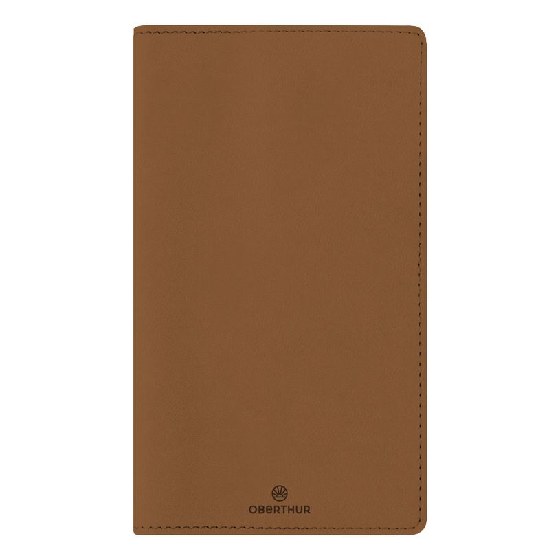 3664447219752-Agenda de poche Dayton - 1 semaine sur 2 pages - 9,5 x 17,5 cm - camel - Oberthur-P_405228507_1-0