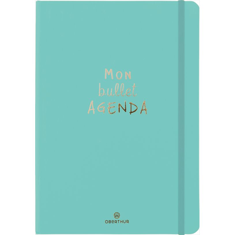 3664447218991-Bullet Agenda - 1 semaine sur 2 pages - 15 x 21 cm - vert menthe - Oberthur-P_405228523_1-0