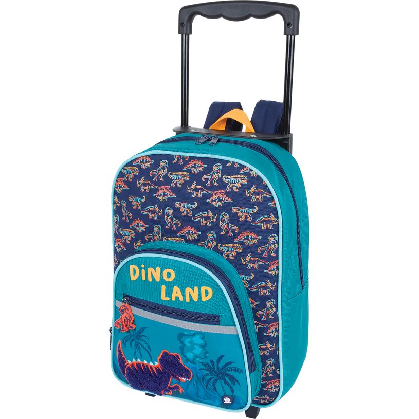 3664447198552-Sac maternelle à roulettes Dino - 1 compartiment - Oberthur-P_405228605_1-0