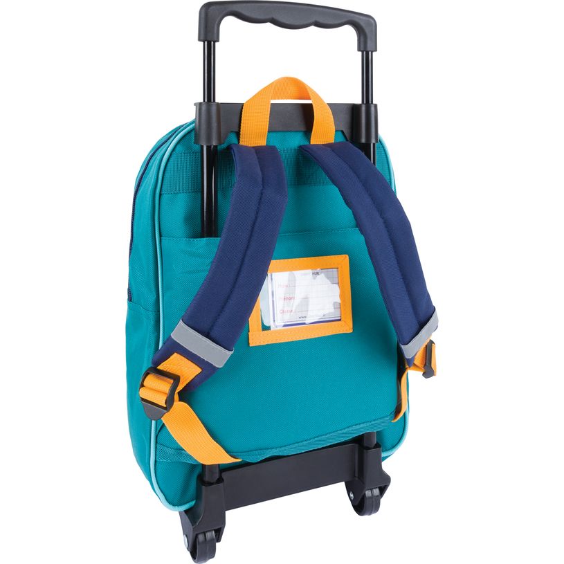 3664447198552-Sac maternelle à roulettes Dino - 1 compartiment - Oberthur-P_405228605_2-1