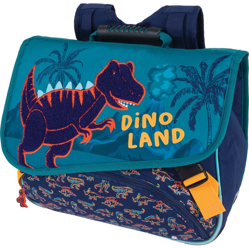 3664447198576-Cartable Dino - 38 cm - 2 compartiments - Oberthur-P_405228607_1-0