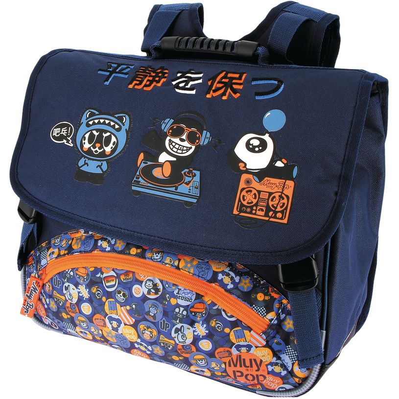 3664447200668-Cartable Muy Pop Primaire - 38 cm - 2 compartiments - Oberthur-P_405228661_1-0