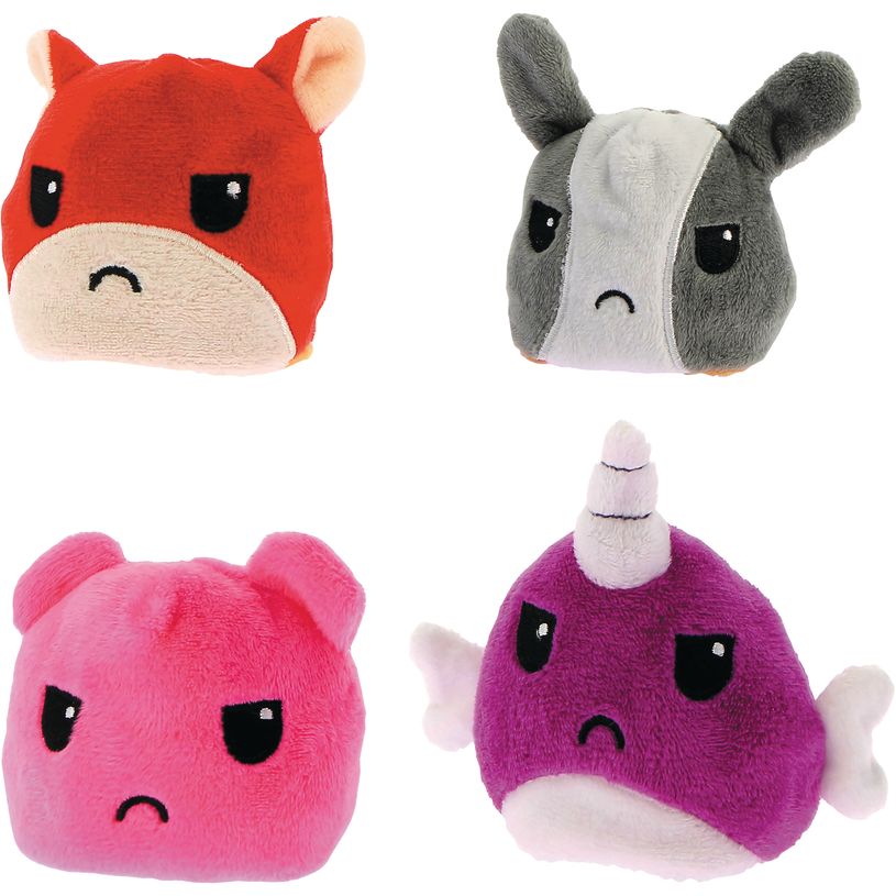 3664447198514-Porte cles Colors réversibles - 9 x 9 cm - 4 decors assortis - Oberthur-P_405228677_2-1