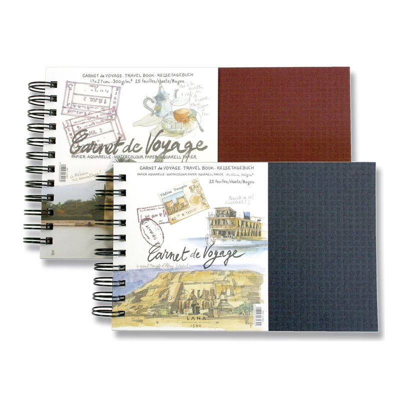 4011367103576-Hahnemühle LANA - Livre de voyage - reliure à anneaux métalliques - 170 x 270 mm - 25 f-P_405228701_1-0