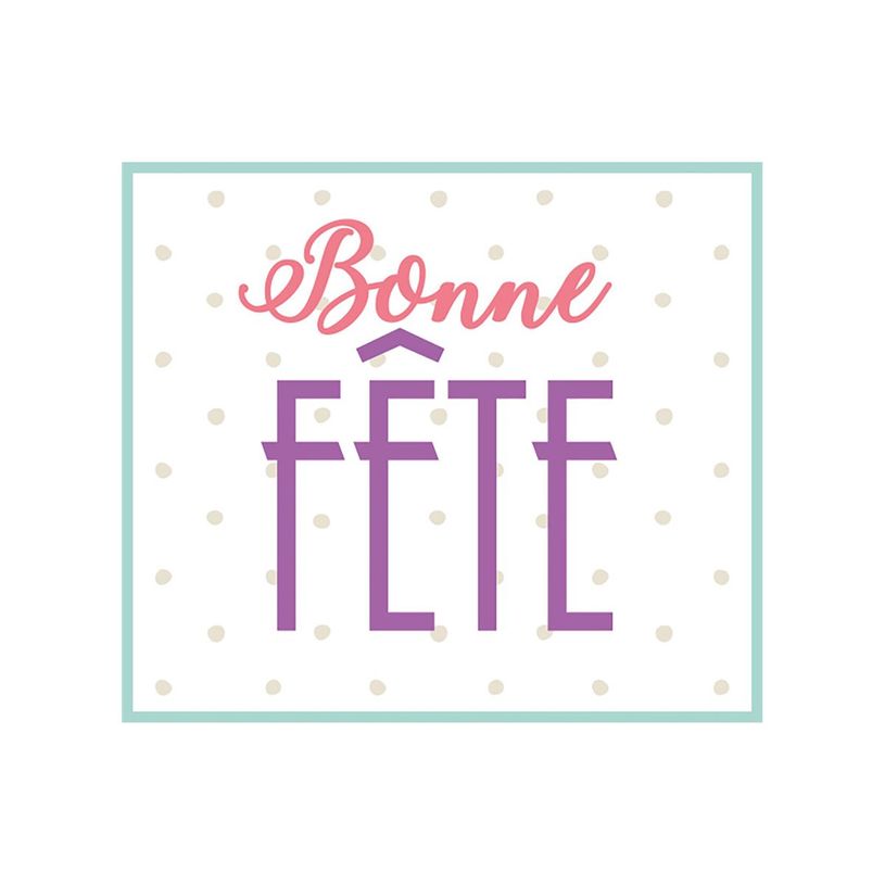 3281650479171-Créastyl Simple - Étiquettes cadeau "Bonne fête" - 4 cm x 3.5 cm-P_405228844_2-2