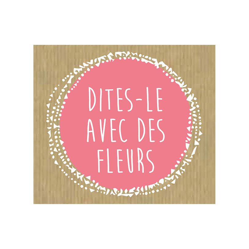 3281650479034-Créastyl - Étiquettes cadeau "Dites le avec des fleurs" - 4 cm x 3.5 cm-P_405228891_3-1