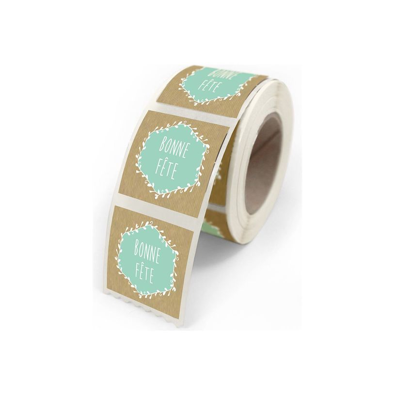 3281650479058-Créastyl Simple - Lot de 500 Etiquettes "Bonne féte" - 4 cm x 3.5 cm-P_405228919_1-0