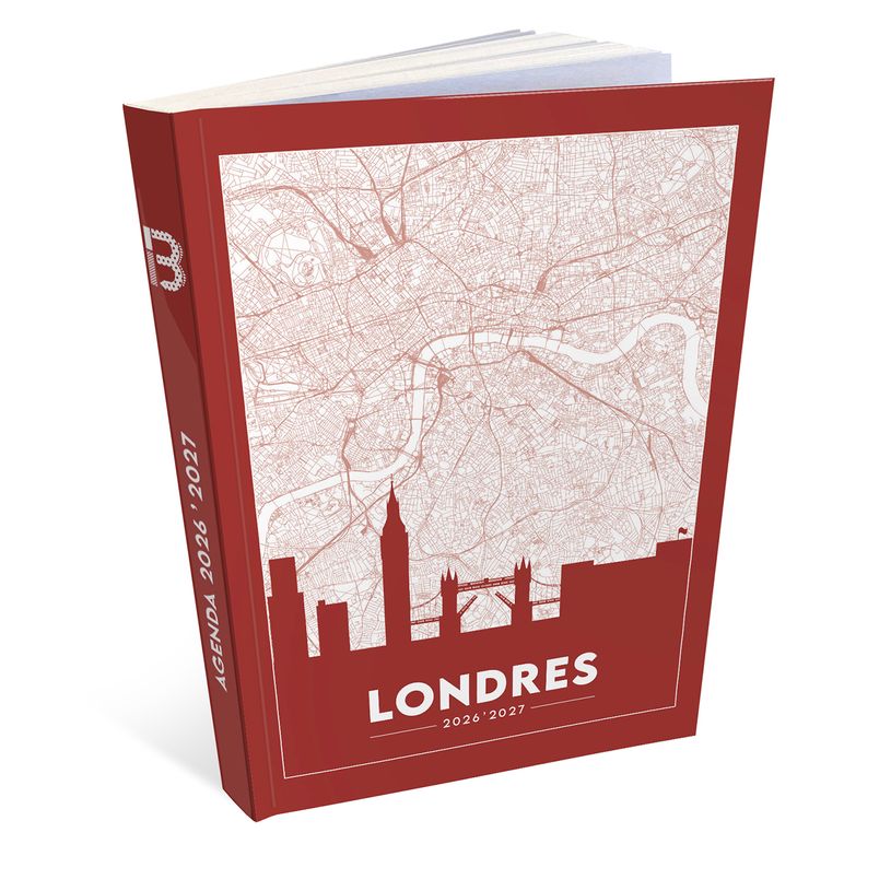 3592930027761-Agenda Londres - 1 jour par page - 12 x 17 cm - Bouchut--0