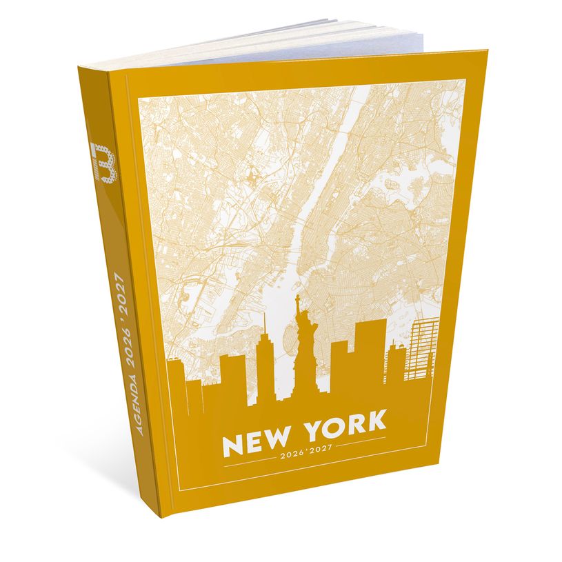 3592930027778-Agenda New York - 1 jour par page - 12 x 17 cm - Bouchut--0