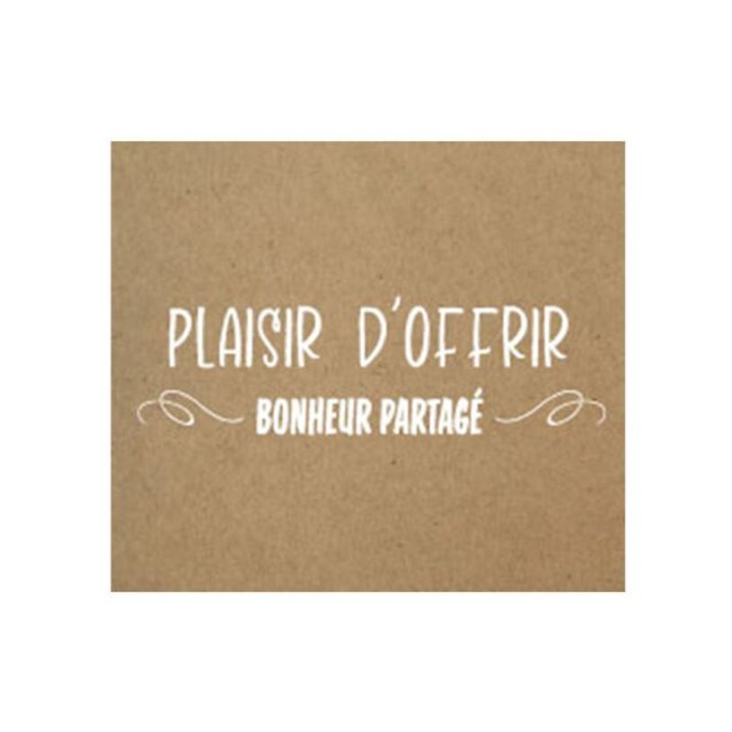 3281650578133-Créastyl Offrecer - Étiquettes cadeau "plaisir d'offrir" - 40 cm x 35 cm-P_405229602_1-0