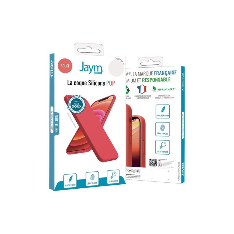 3701263528450-JAYM - Coque de protection pour Galaxy A05 - rouge-P_405229798_5-4