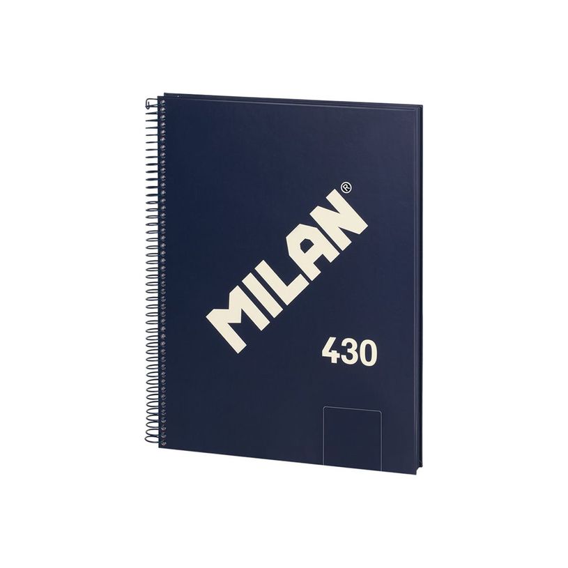8411574110248-Milan 430 Since 1918 - Cahier de notes - reliure à spirale - A4 (210 x 297 mm) - 80 feuilles / 16-P_405229817_2-0