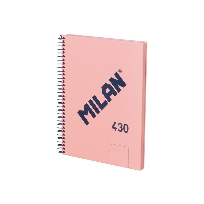8411574110330-Milan 430 Since 1918 - Cahier de notes - reliure à spirale - A5 - 176 x 210 mm - 80 feuilles / 160 pages --P_405229822_2-0