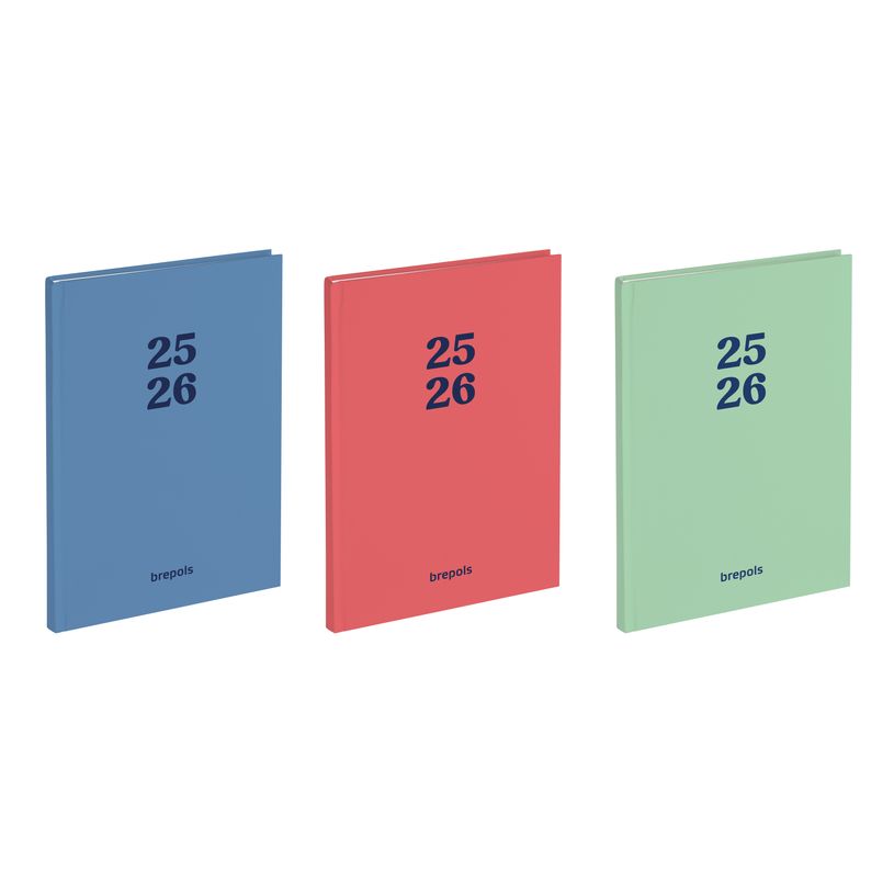 5412303378215-Agenda Horizon - semainier - livre relié - A5 (148 x 210 mm) - Coral assorti - carton - B-P_405229849_1-0