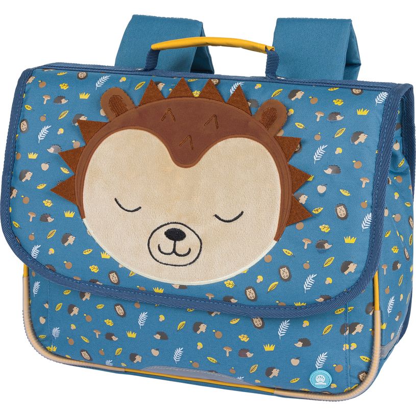 3664447198590-Cartable maternelle Doudou - 33 cm - 1 compartiment - hérisson ou paon - Oberthur-P_405229855_2-1