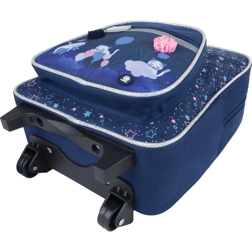 3664447198323-Sac maternelle à roulettes Chaton - 1 compartiment - Oberthur-P_405229861_3-2