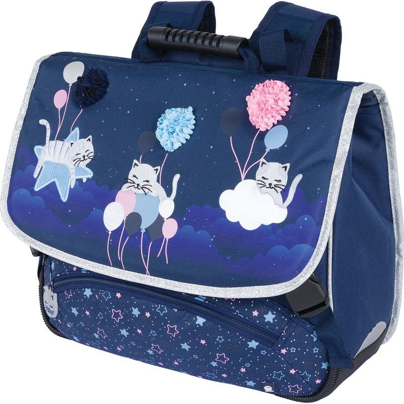 3664447198347-Cartable Chaton - 38 cm - 2 compartiments - Oberthur-P_405229863_1-0