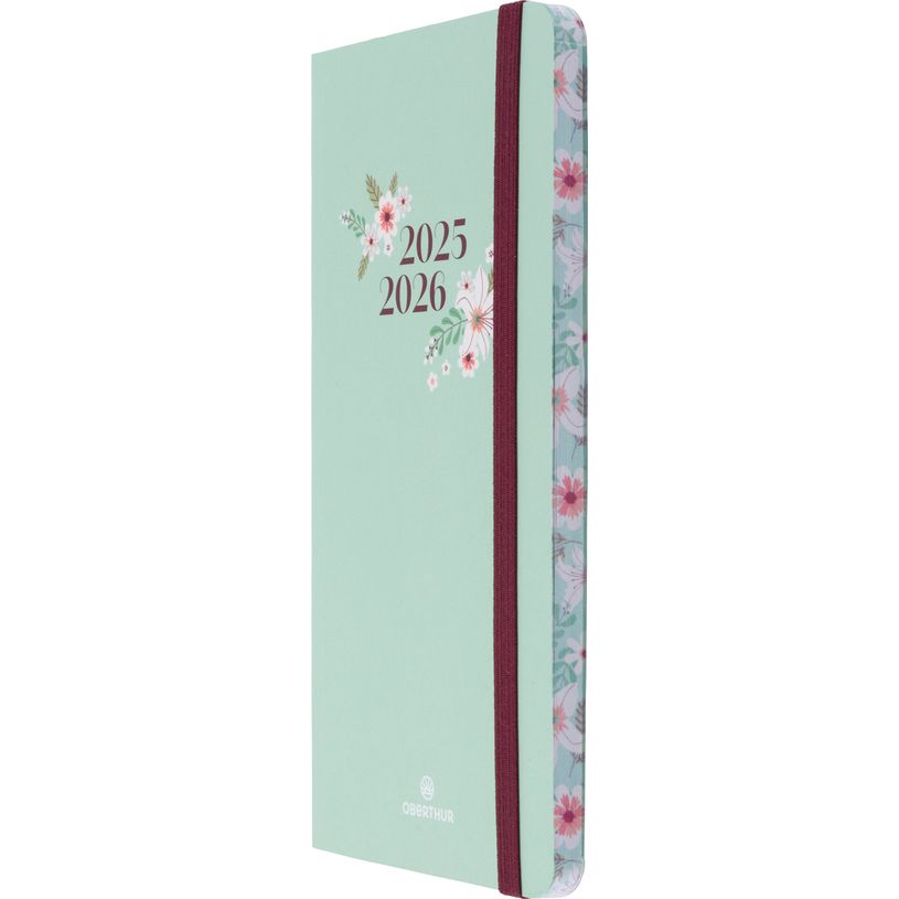 3664447221069-Agenda de poche à élastique Tivoli - 1 semaine sur 2 pages - 9,5 x 17,5 cm - vert pastel-P_405229872_2-1