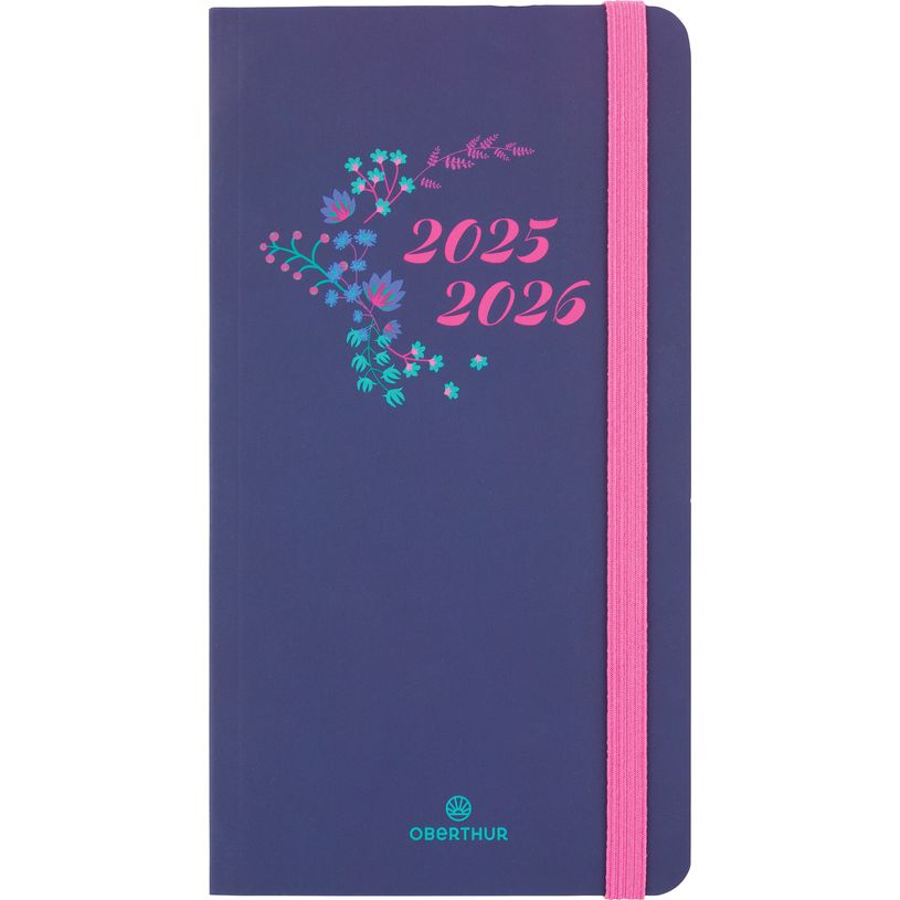 3664447221076-Agenda de poche à élastique Tivoli - 1 semaine sur 2 pages - 9,5 x 17,5 cm - bleu nuit --P_405229873_1-0