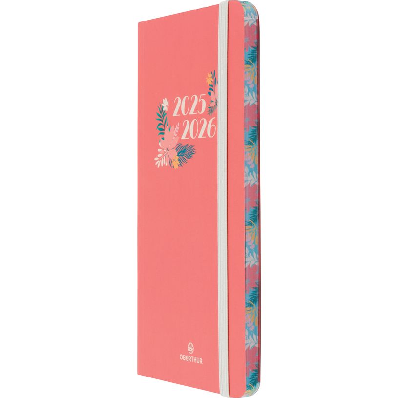 3664447221083-Agenda de poche à élastique Tivoli - 1 semaine sur 2 pages - 9,5 x 17,5 cm - orange - Ob-P_405229874_2-1