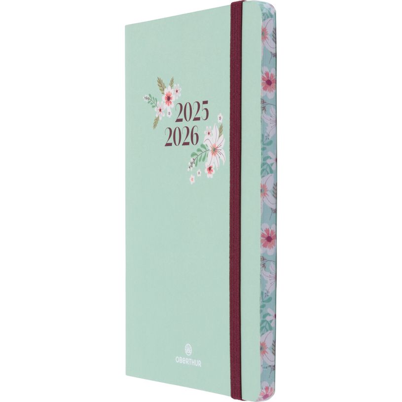 3664447221090-Agenda à élastique Tivoli - 1 semaine sur 2 pages - 10 x 15 cm - vert pastel - Oberthur-P_405229875_2-1