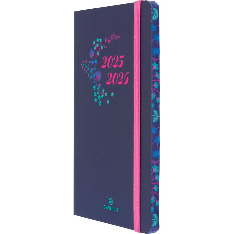 3664447221106-Agenda à élastique Tivoli - 1 semaine sur 2 pages - 10 x 15 cm - bleu nuit - Oberthur-P_405229876_2-1