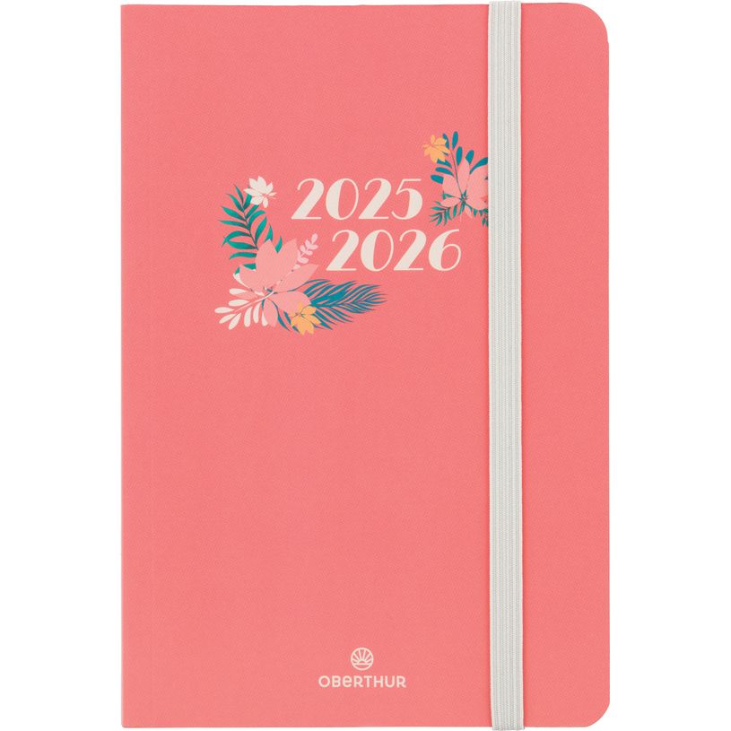 3664447221113-Agenda à élastique Tivoli - 1 semaine sur 2 pages - 10 x 15 cm - orange - Oberthur-P_405229877_1-0