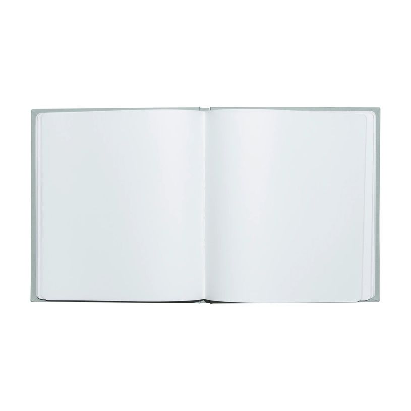 3130630473633-Exacompta - Livre d'or 140 pages tranche argent 21x19 Autentik sauge-P_405229908_1-1