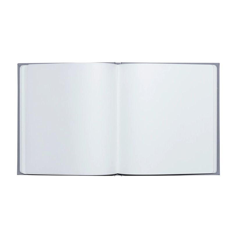 3130630473657-Exacompta - Livre d'or 140 pages tranche argent 21x19 Autentik bleu gris-P_405229910_1-2