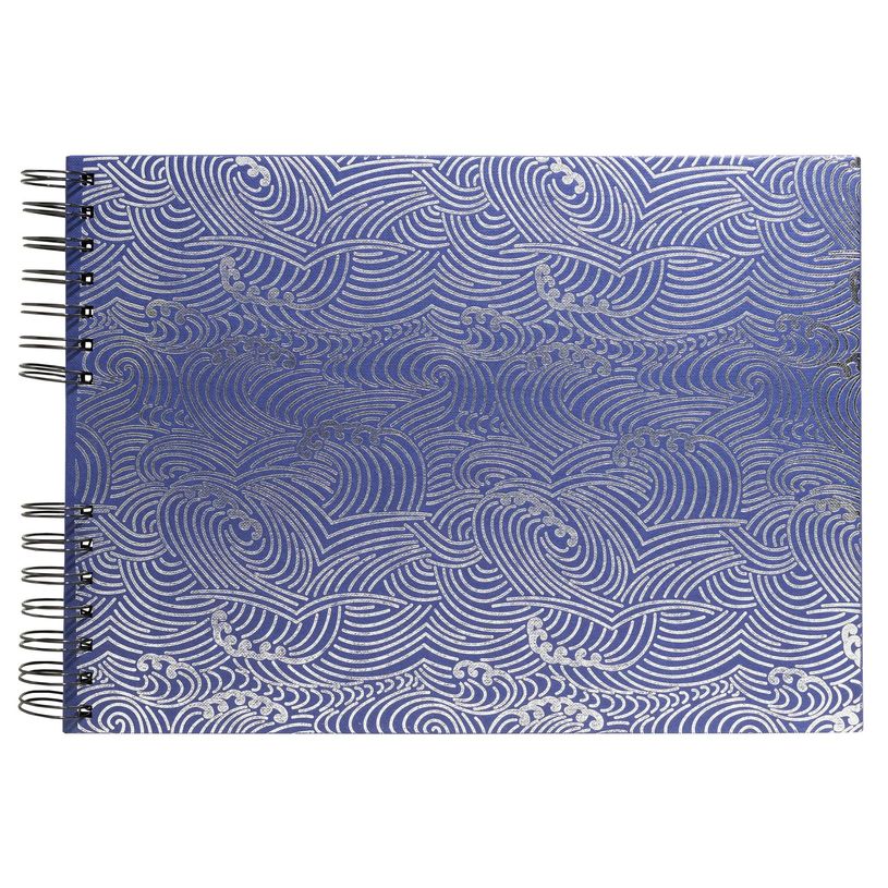 3130630165026-Exacompta - Album photos Japan 32x22 cm - 50 pages pour 150 photos Japan 10 x 15 cm - bleu-P_405229913_1-0