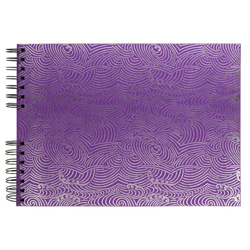 3130630165033-Exacompta - Album photos Japan 32x22 cm - 50 pages pour 150 photos Japan 10 x 15 cm - viol-P_405229914_1-0