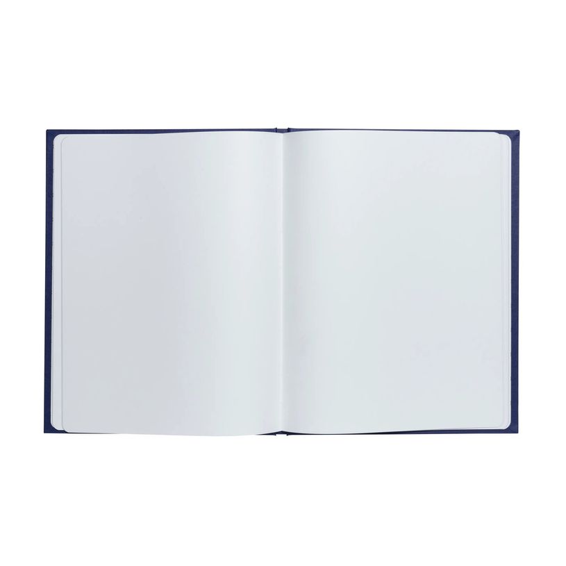3130630473022-Exacompta - Livre d'or 100 pages tranche argent 27x22cm Japan bleu-P_405229915_1-1