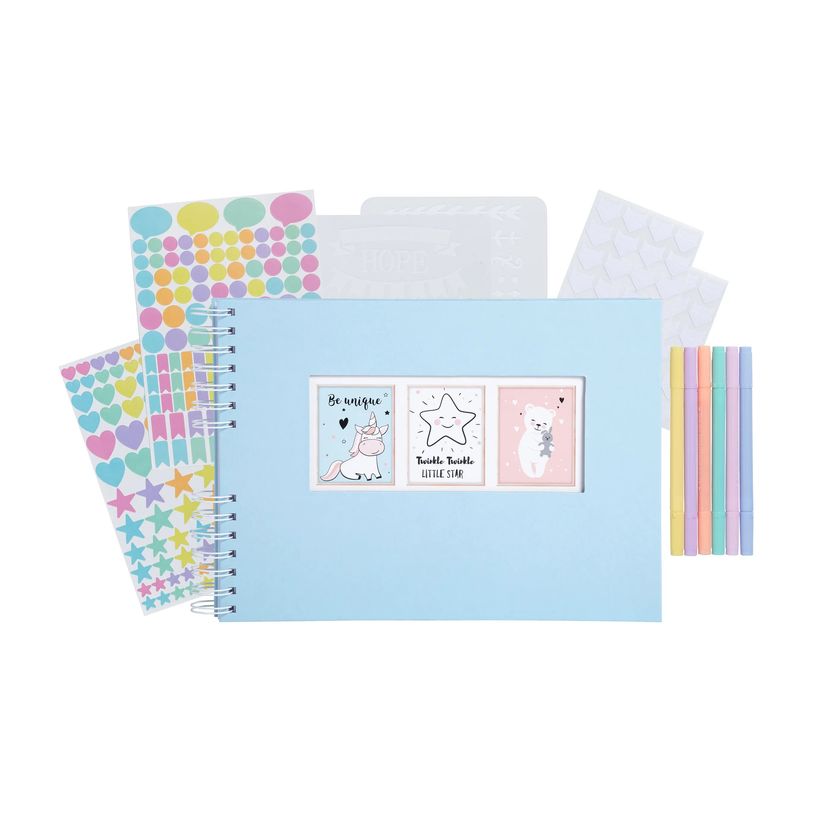 3130630168065-Exacompta ScrapAddict - Kit scrapbook - bleu pastel-P_405229924_1-9