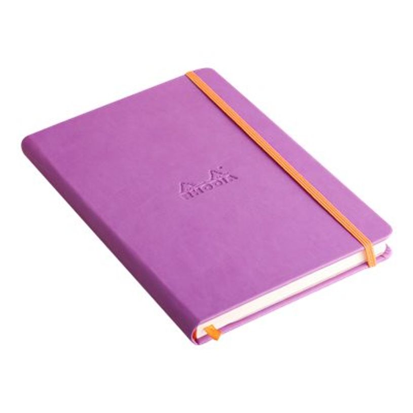 3037921187319-RHODIA Rhodiarama - Cahier de notes - A5 (148 x 210 mm) - 96 feuilles / 192 pages - papier ivoire - uni - couverture lilas avec-P_405229940_1-0