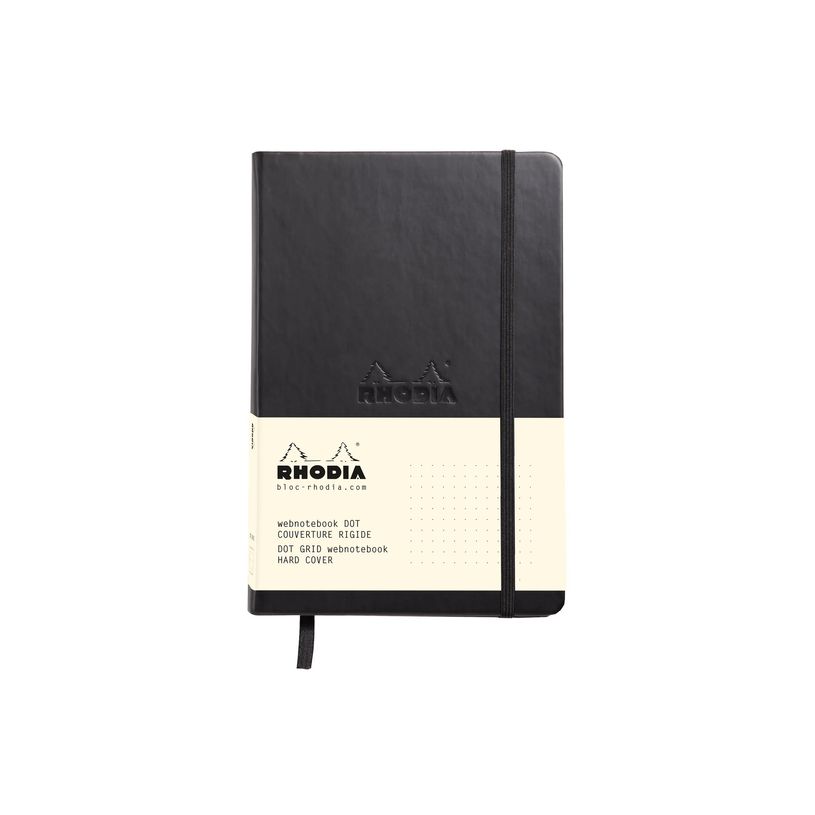 3037921187692-RHODIA - Cahier web - 140 x 210 mm - 96 feuilles / 192 pages - papier ivoire - pointillé (5 mm) - c-P_405229941_5-3