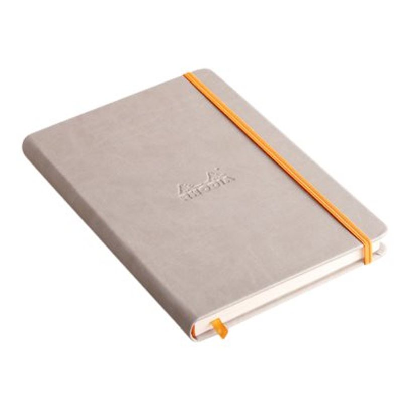 3037921187258-RHODIA Rhodiarama - Cahier de notes - A5 (148 x 210 mm) - 96 feuilles / 192 pages - papier ivoire - uni - couverture beige avec-P_405229968_1-0