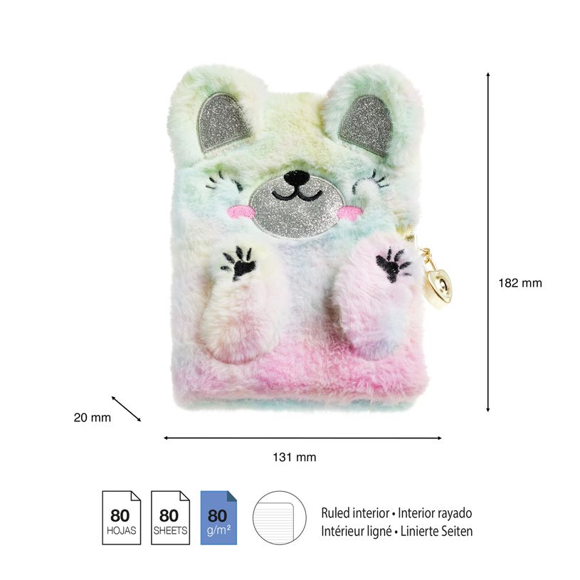 8422593074930-Miquelrius Back2Fun - Journal secret - reliure cousue et collée - 80 feuilles - carton, polyester--1