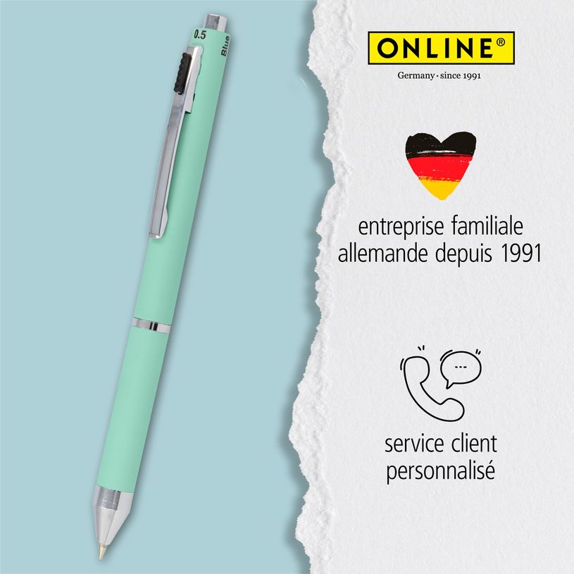 4014421320735-Stylo bille Multipen 4 in 1 Fashion Mint--5