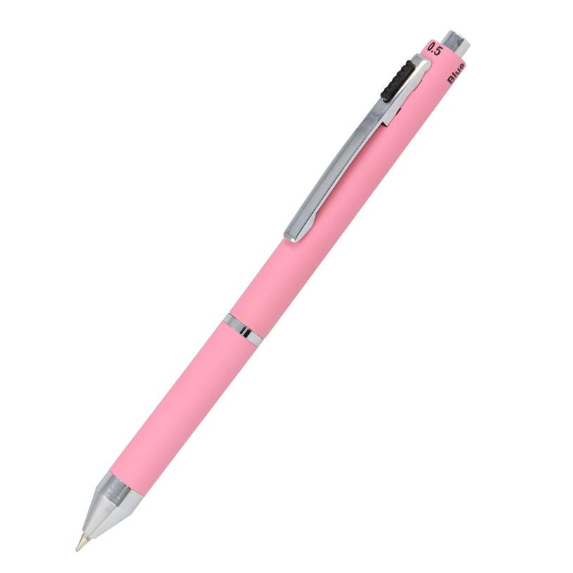 4014421320759-Stylo bille Multipen 4 in 1 Fashion Rose--0