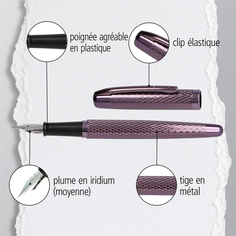 4014421347442-Stylo plume Eleganza Diamond Wine--3