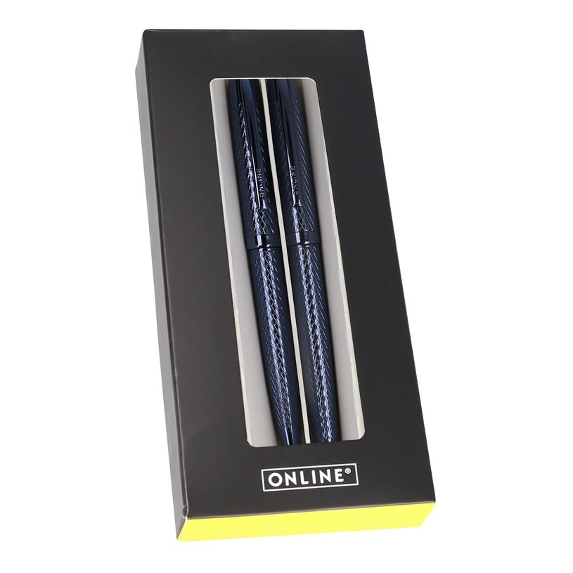 4014421347473-Parure stylo plume/stylo bille Eleganza Diamond Night--0