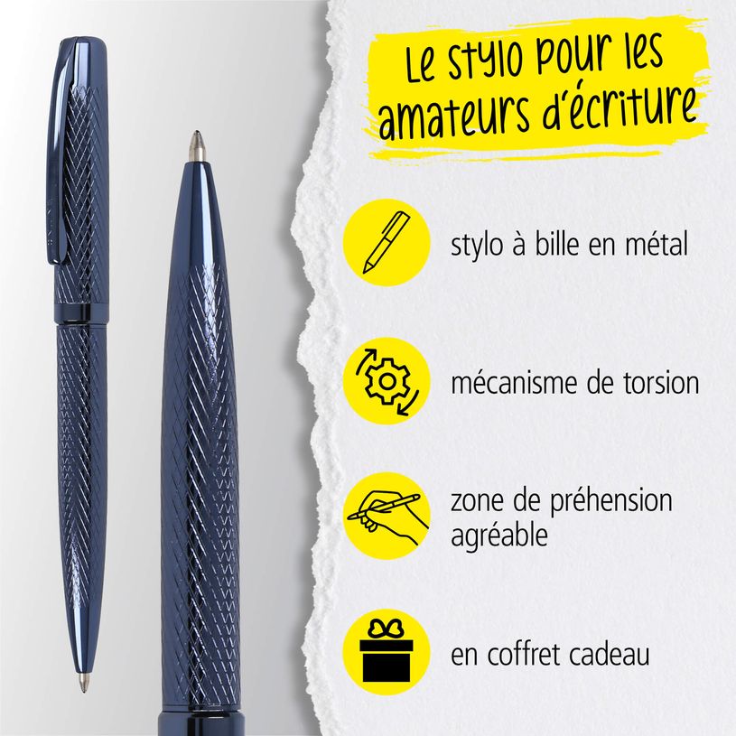 4014421347497-Parure plume/bille Eleganza Diamond Night avec étui cuir--2