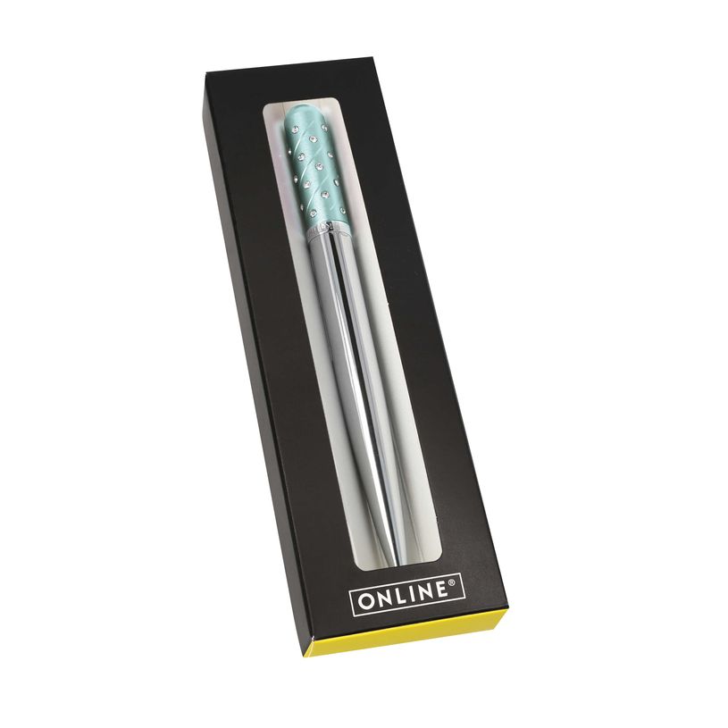 4014421370792-Stylo bille Crystal Pen Turquoise--1